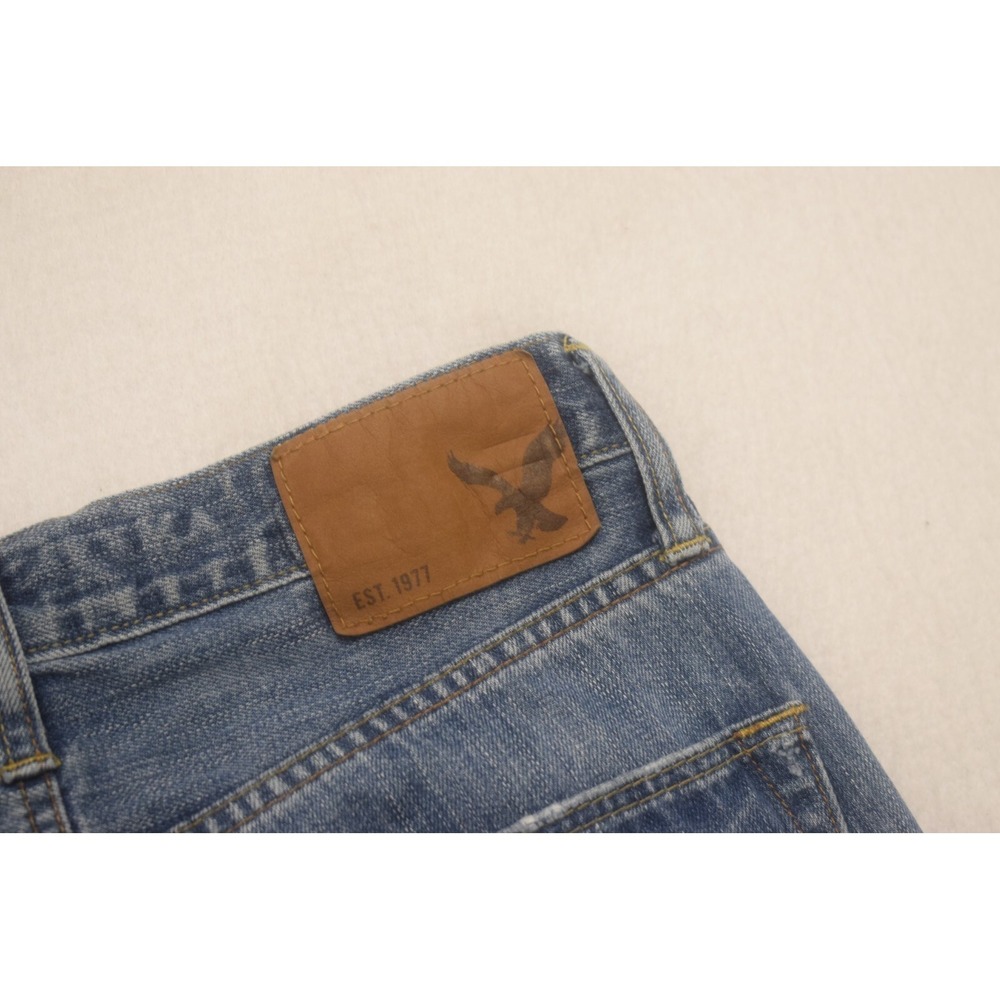 American Eagle Original Tapered Denim Blue Jeans Mens Size 28 x 32